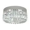 Plafonnier Cristal Chrome — Ø40 cm, LED