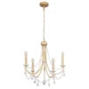 Lustre Cristal Doré Classique — Ø50 × H56 cm